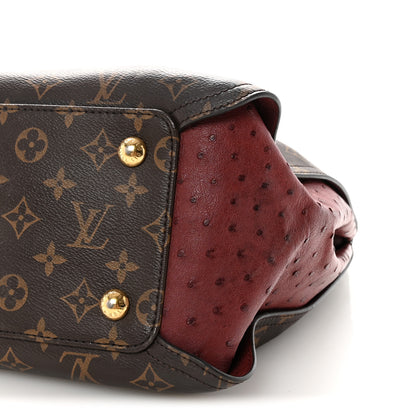 Louis Vuitton Monogram Python Ostrich Gaia Bordeaux 9 of 9