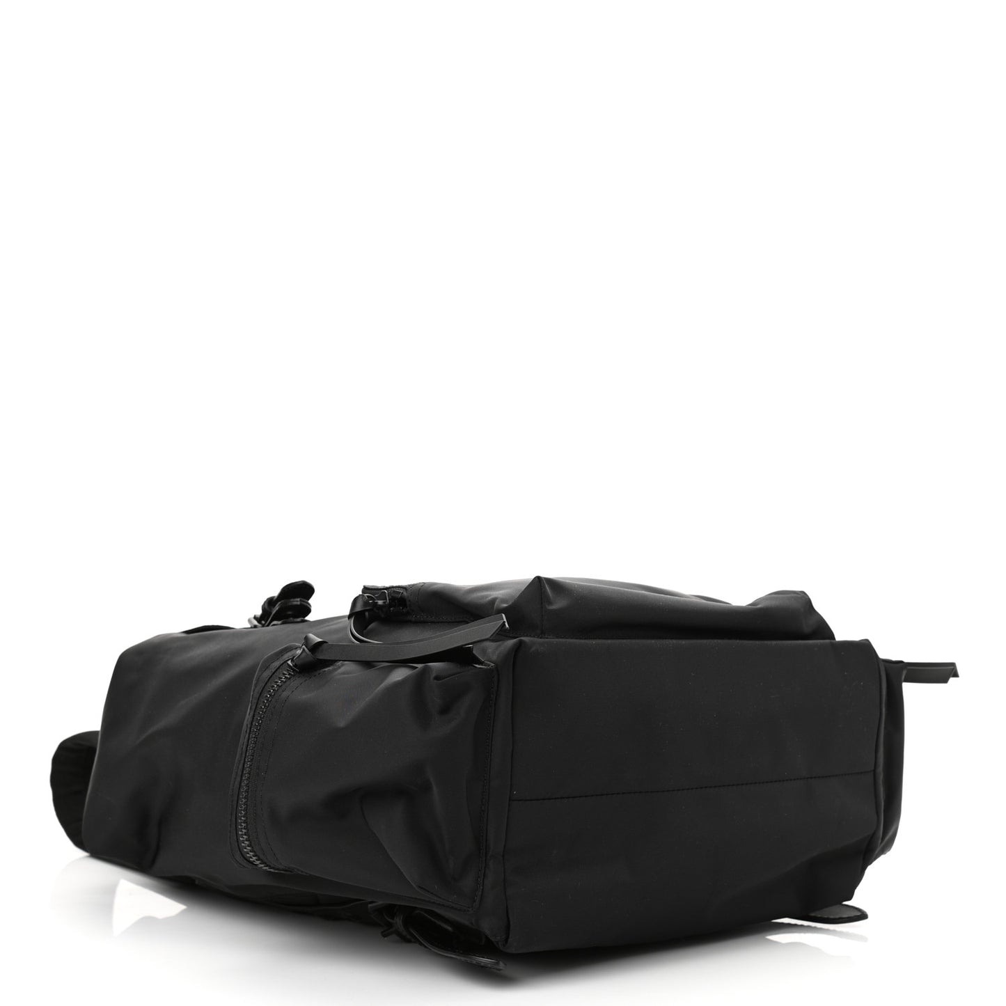 Technical Nylon Large Rucksack Backpack Black