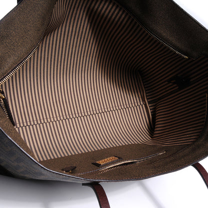 Fendi Zucca Spalmati Medium Roll Tote Tobacco Moro 5 of 10