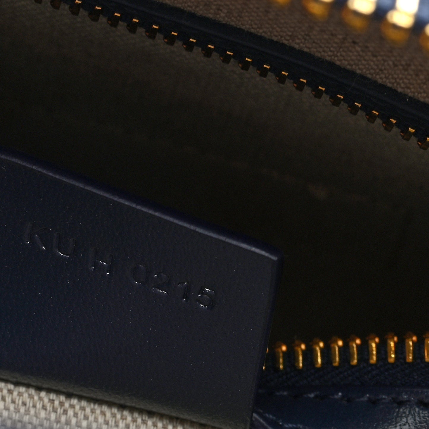 Shiny Lord Calfskin Mini Antigona Navy