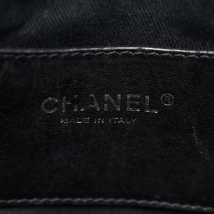 Chanel Patent Quilted Large Shopping Tote Black 6 of 18