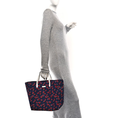 Gucci Canvas Heartbeat Print Medium Tote New Wine 2 of 10