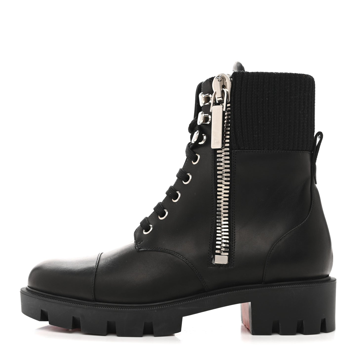 Calfskin Quilted En Hiver Boots 37 Black