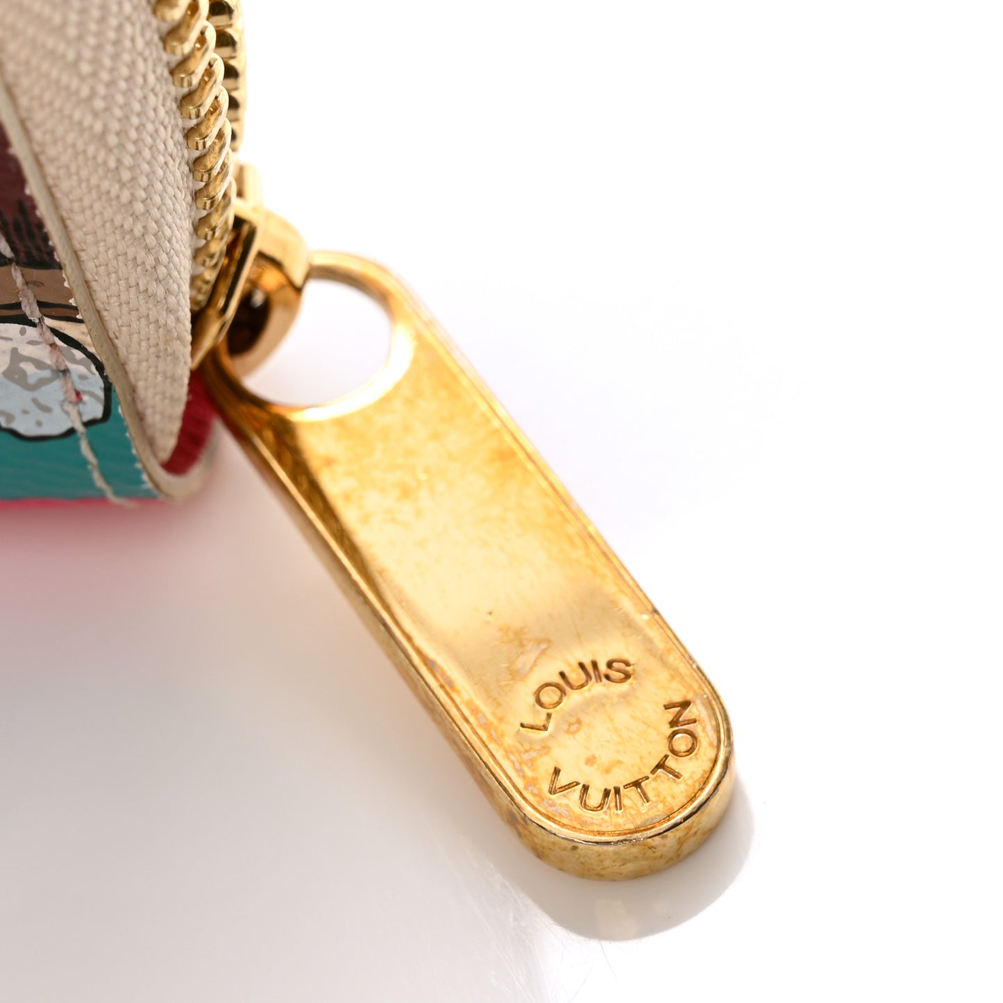 Damier Azur 2015 Christmas Animation Zippy Wallet Hibiscus