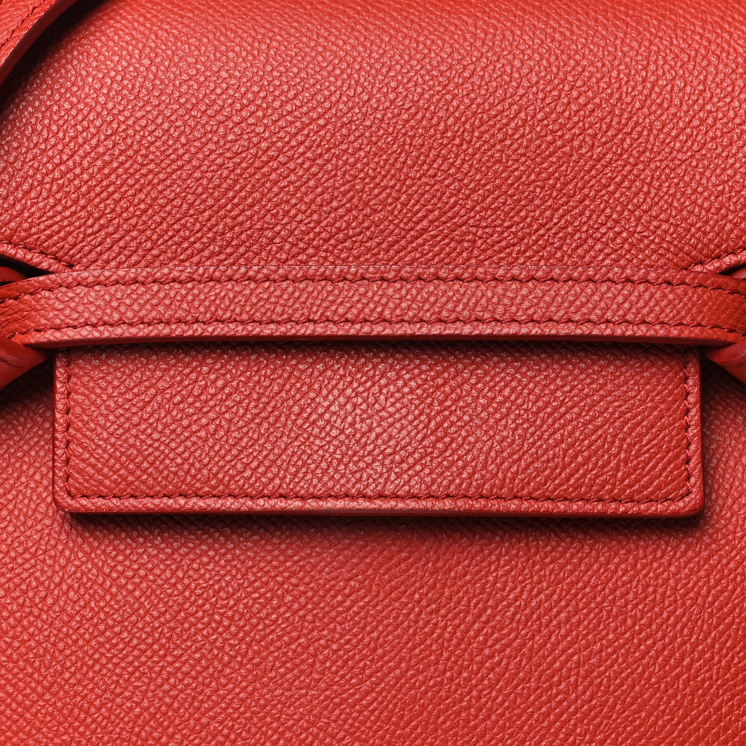 Celine Grained Calfskin Nano Belt Bag Coquelicot 8 of 12