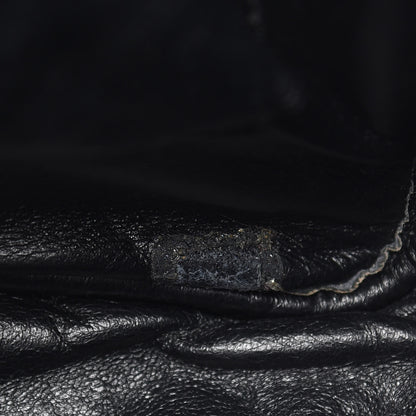 Chanel Metallic Aged Calfskin Quilted Large Reissue Camera Case Black 7 of 15
