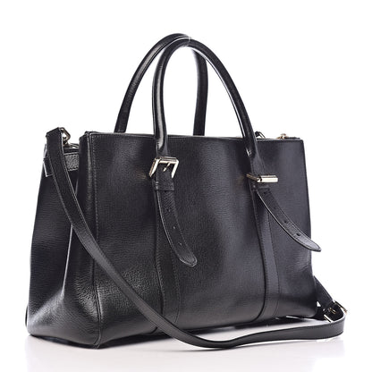 Mulberry Shiny Goatskin Small Bayswater Double Zip Tote Black 3 of 14