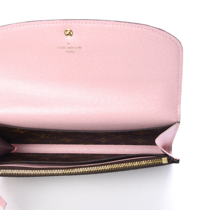Louis Vuitton Monogram Emilie Wallet Rose Ballerine 7 of 9