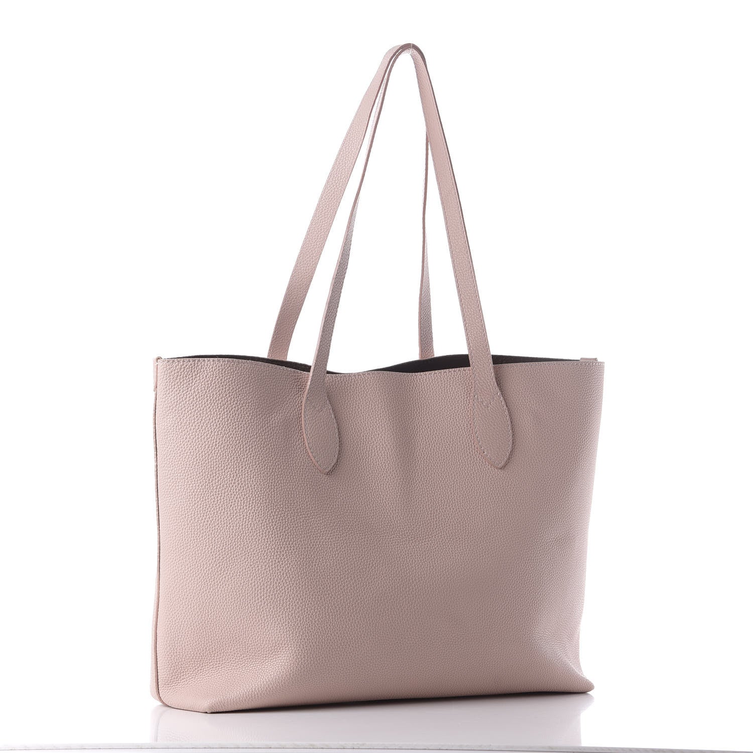 Burberry Grainy Calfskin Remington Tote Pale Ash Rose 2 of 10