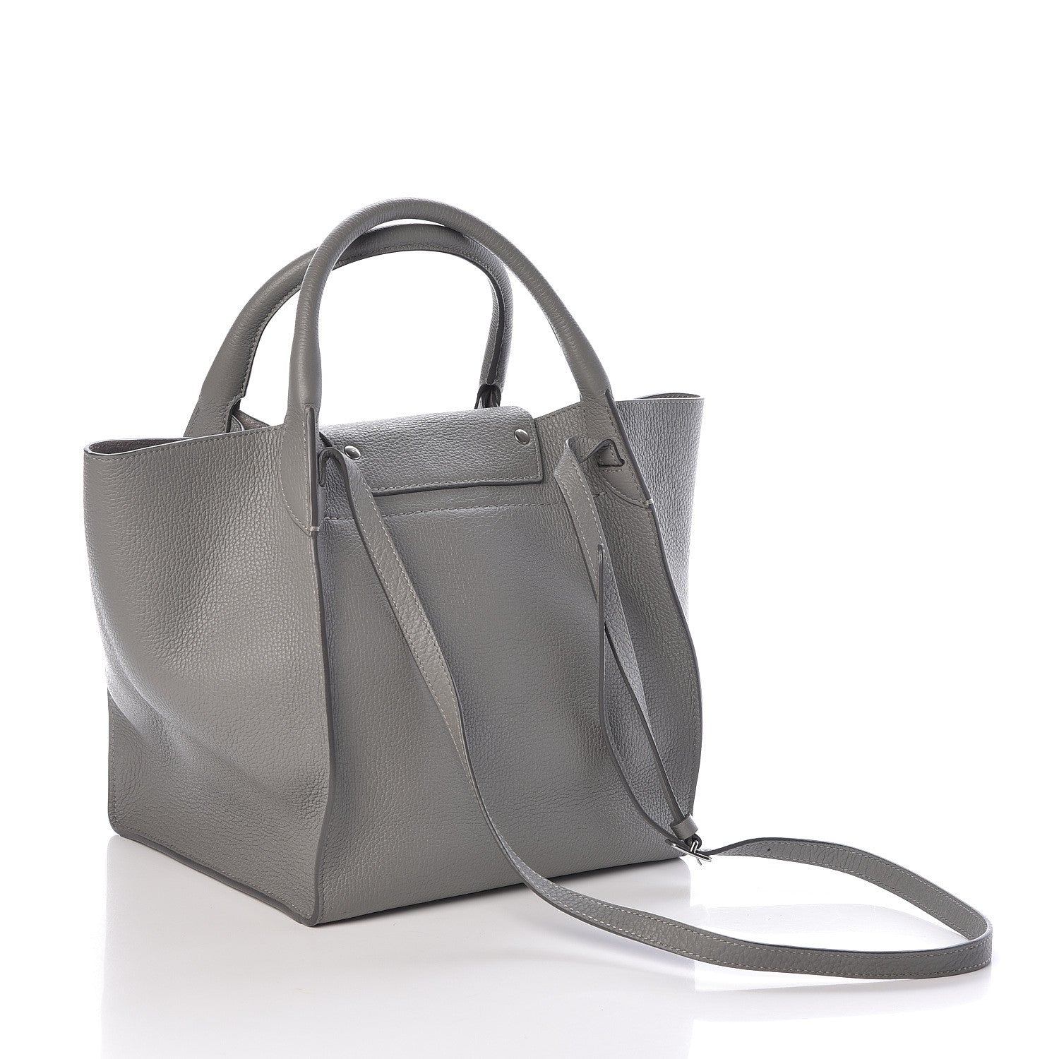 Celine Supple Grained Calfskin Small Big Bag Grey 3 of 9