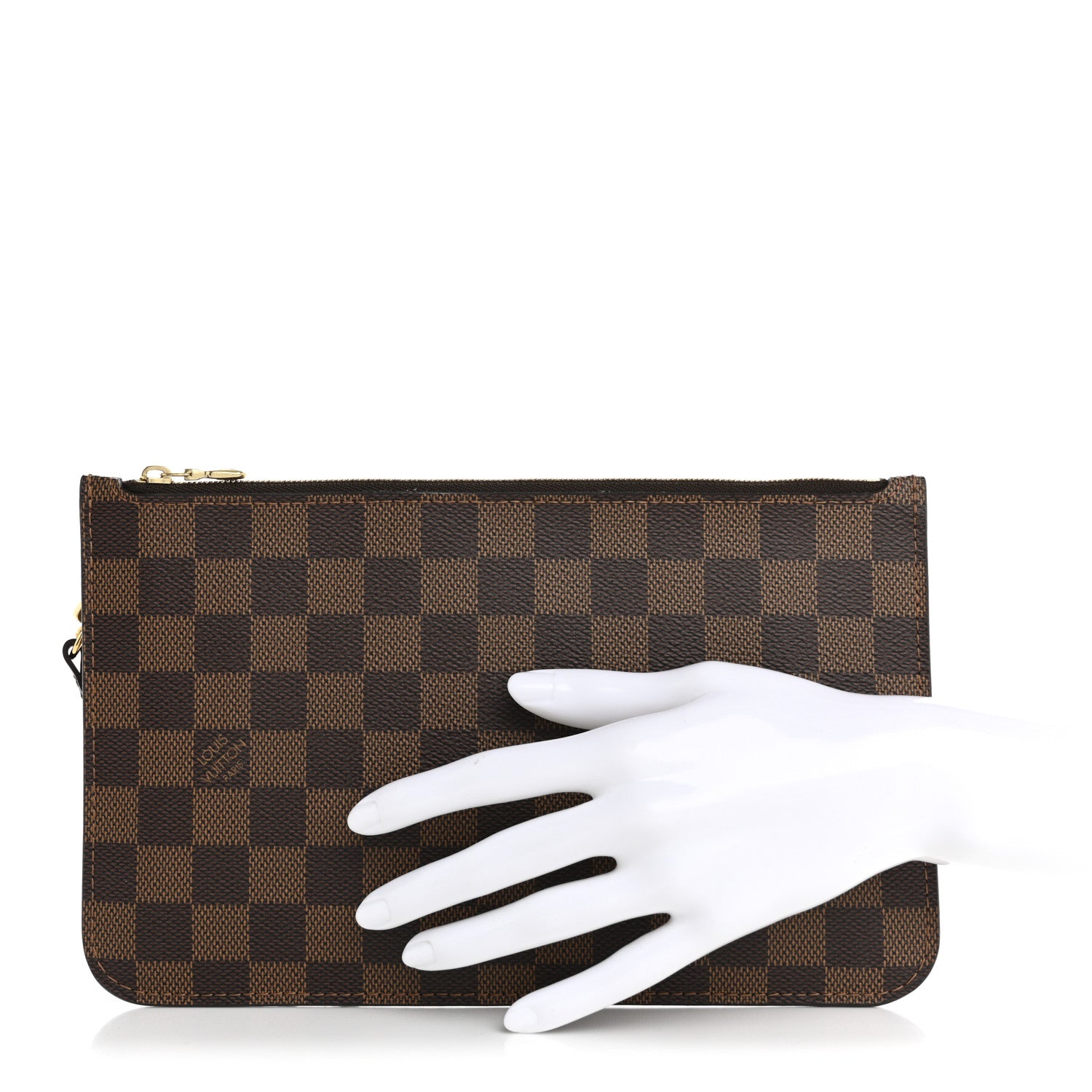 Louis Vuitton Damier Ebene Neverfull MM GM Pochette 2 of 10
