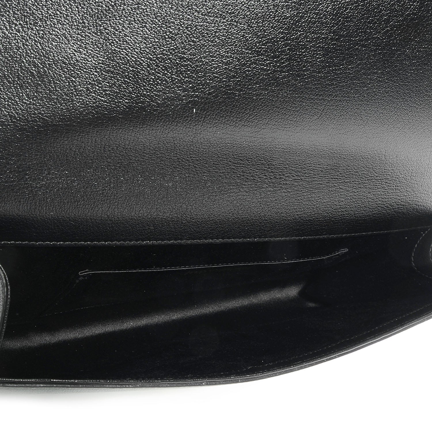 Saint Laurent Calfskin Monogram Large Belle De Jour Clutch Black 5 of 7