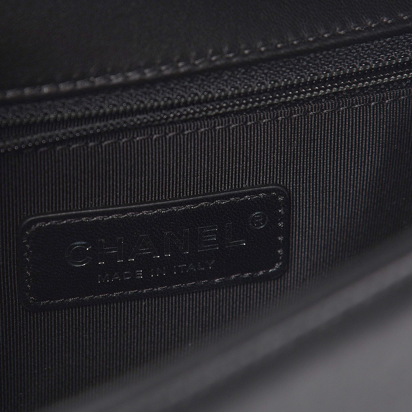 Lambskin Quilted New Medium Boy Flap Black