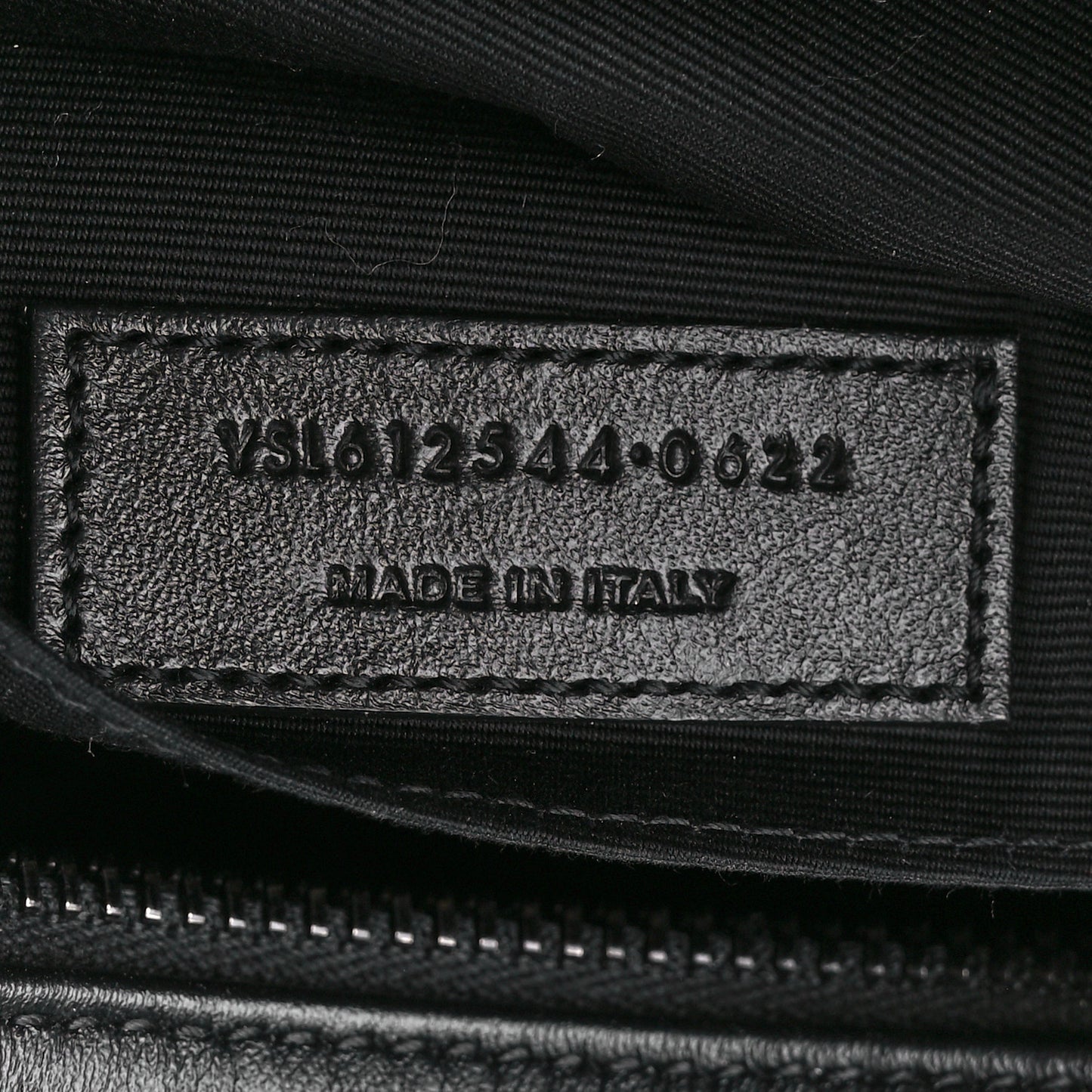 Calfskin Matelasse Monogram Monochrome Lou Camera Bag Black