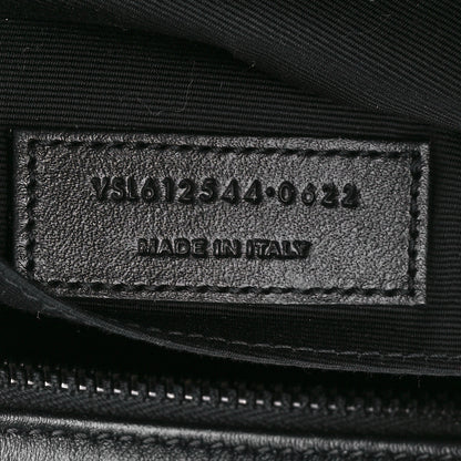Saint Laurent Calfskin Matelasse Monogram Monochrome Lou Camera Bag Black 7 of 10