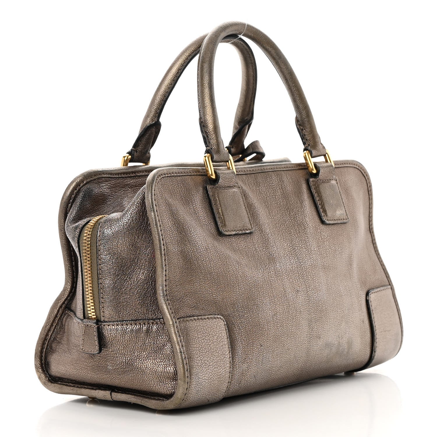 Loewe Metallic Calfskin Amazona 28 Bronze 3 of 18