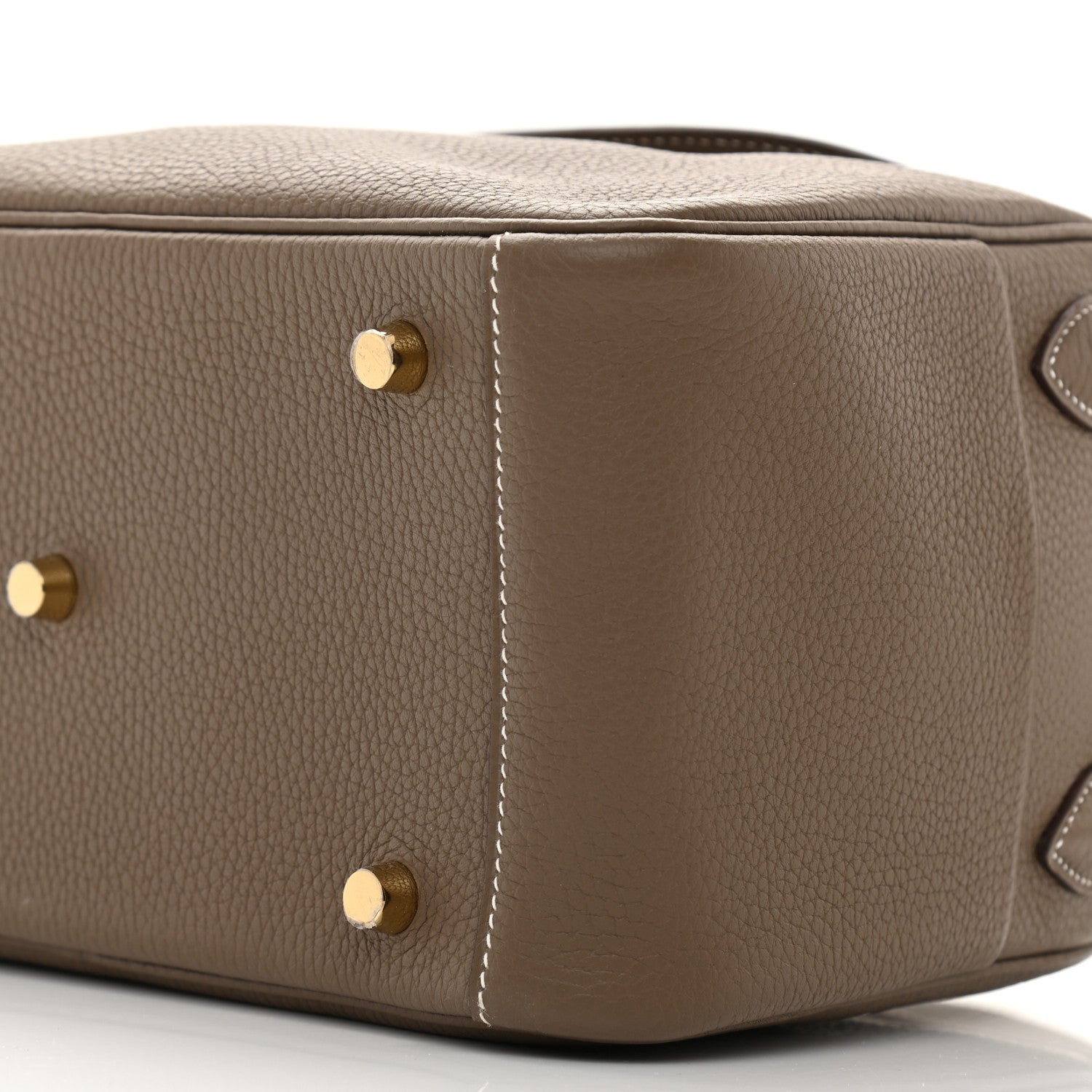 Hermes Taurillon Clemence Lindy 26 Etoupe 10 of 10