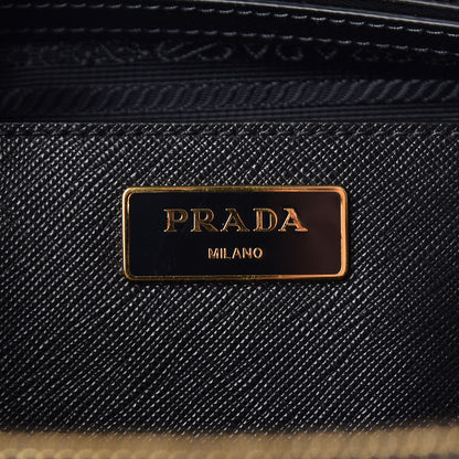 Prada Saffiano Medium Galleria Double Zip Tote Black 6 of 9