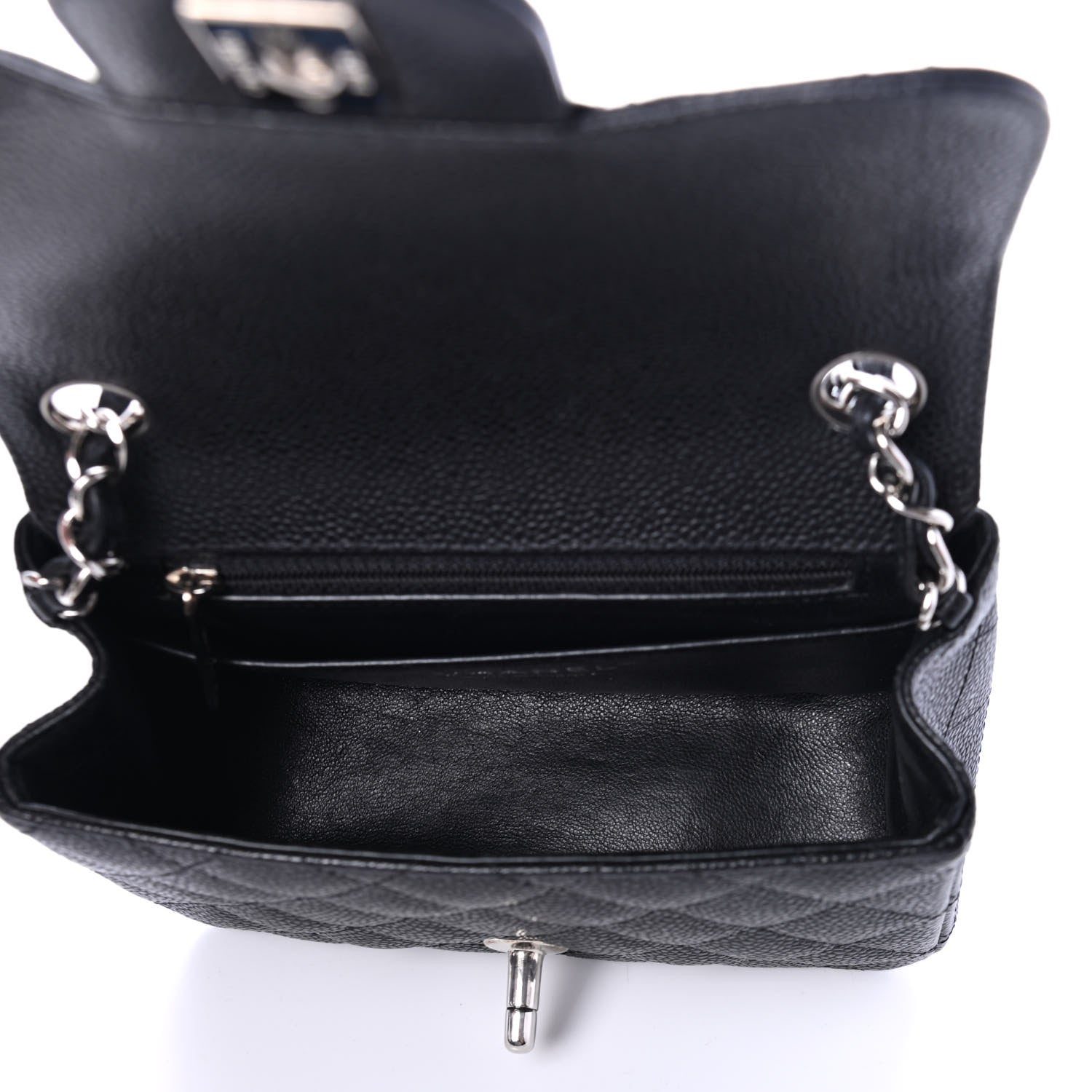 Chanel Caviar Quilted Mini Square Flap Black 4 of 4