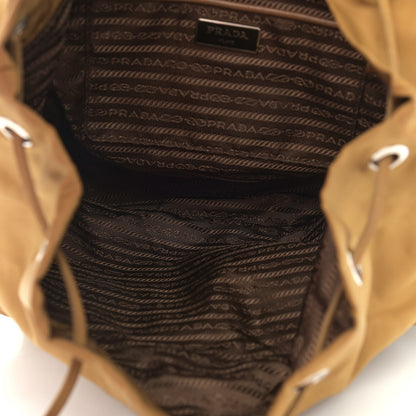Prada Vela Nylon Saffiano Backpack Tobacco 5 of 11