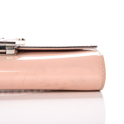 Louis Vuitton Patent Chain Louise MM Rose Ballerine 9 of 17