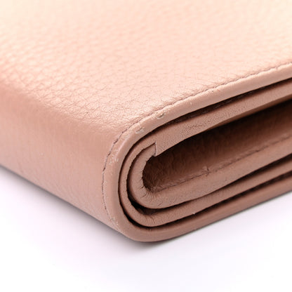Prada Vitello Grain Compact Wallet Cipria 9 of 10