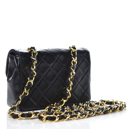 Chanel Lambskin Quilted Extra Mini Flap Black 3 of 10