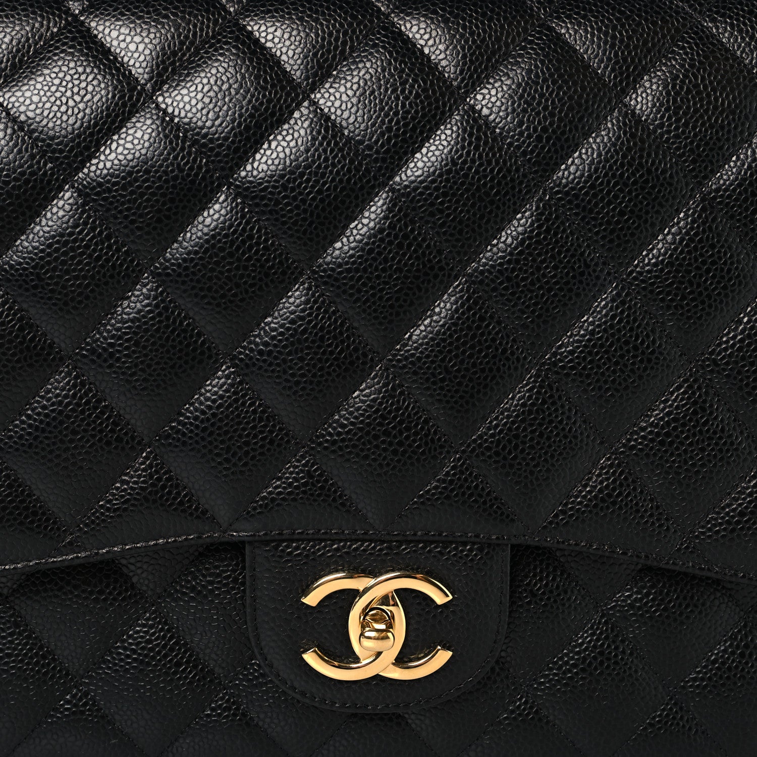 Chanel Caviar Quilted Maxi Double Flap Black 8 of 11