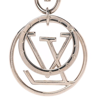 Louis Vuitton LV Circle Bag Charm Key Holder Silver 3 of 6