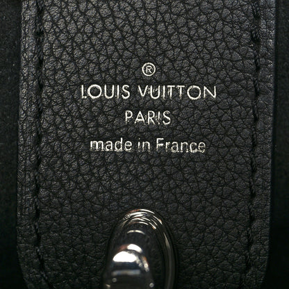 Louis Vuitton Calfskin Lockme Hobo Black 6 of 10