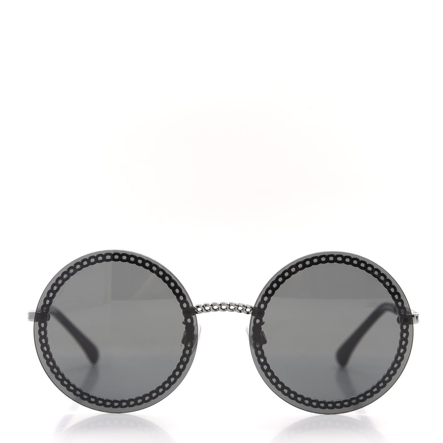 Chanel Round Chain Sunglasses 4245 Gold 3 of 9