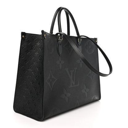 Louis Vuitton Empreinte Monogram Giant Onthego GM Black 3 of 9
