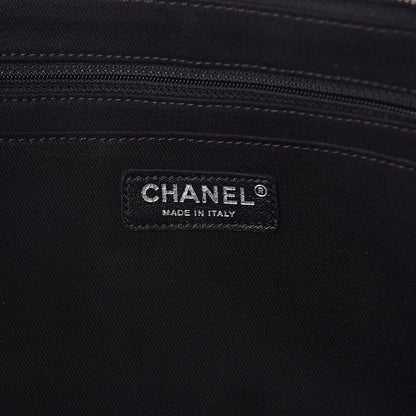 Chanel Grained Vegetal Calfskin Urban Shopping Tote Black 8 of 12