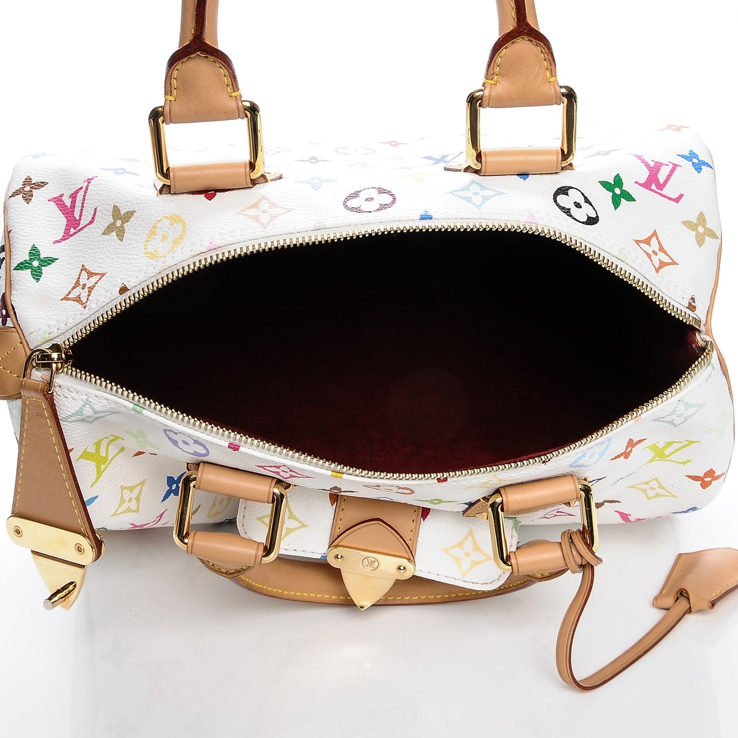 Monogram Multicolor Speedy 30 White