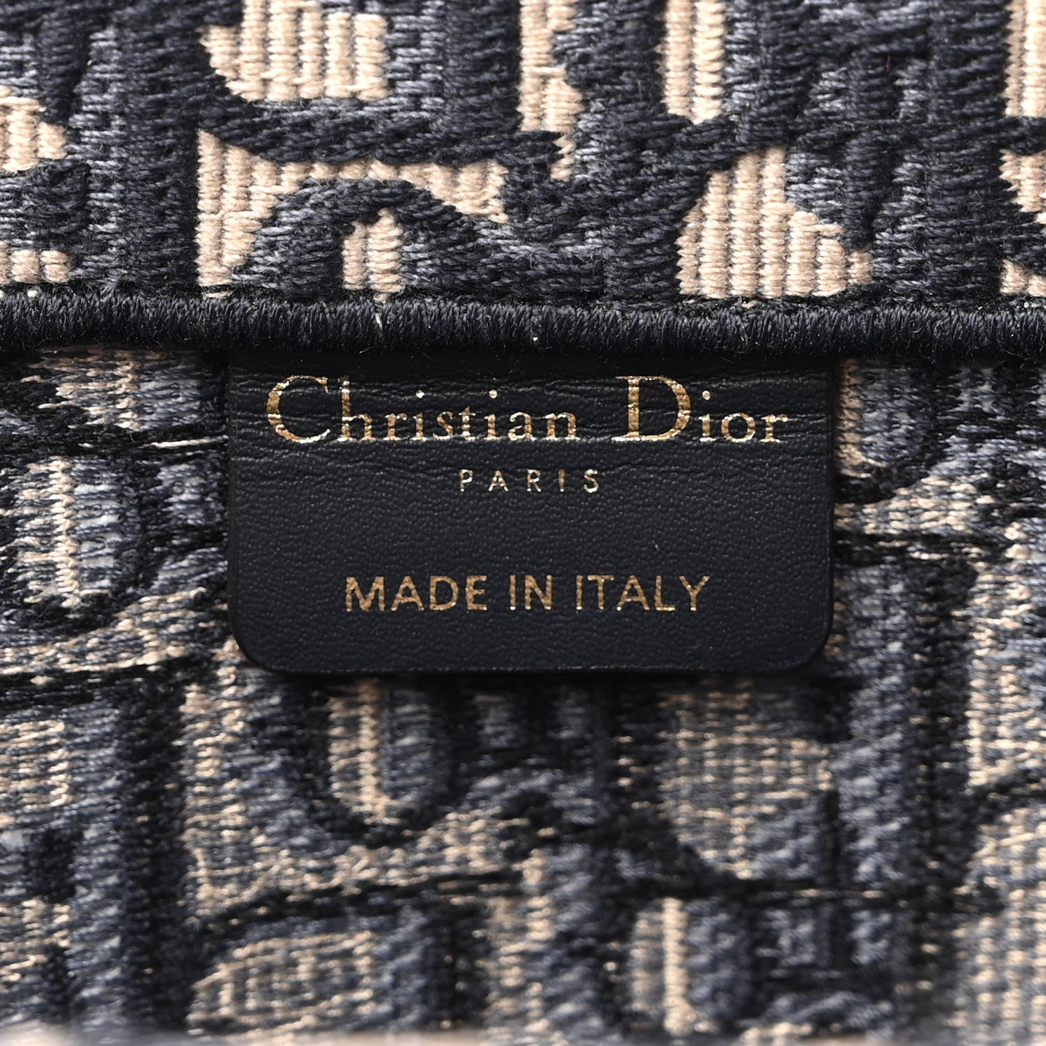 Christian Dior Oblique Medium Book Tote Blue Multicolor 6 of 10