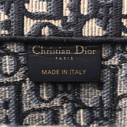 Christian Dior Oblique Medium Book Tote Blue Multicolor 6 of 10