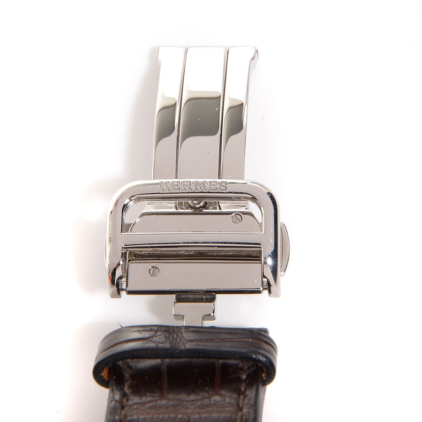 Stainless Steel Alligator 43mm Arceau Chronograph Automatic Watch Havane