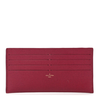 Louis Vuitton Calfskin Felicie Card Holder Insert Fuchsia 1 of 6