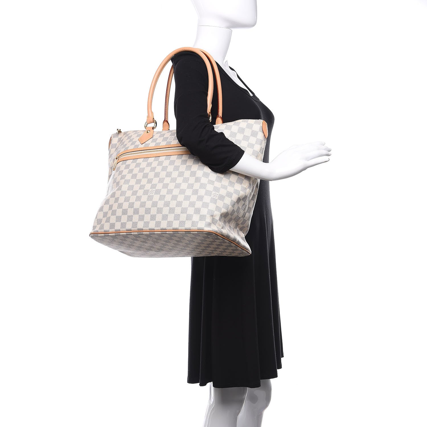 Louis Vuitton Damier Azur Saleya GM 2 of 12