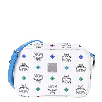 MCM Skyoptic Visetos Spectrum Diamond Camera Bag White 1 of 9