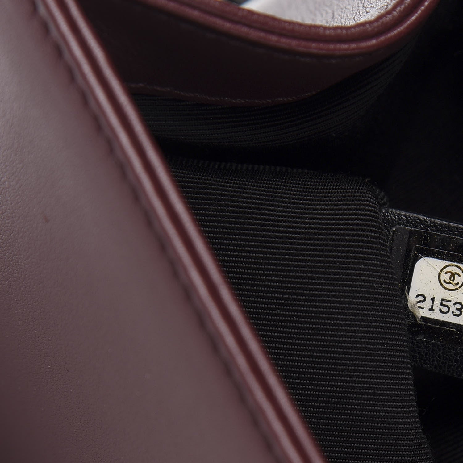 Chanel Calfskin Horizontal Quilted Medium Boy Flap Burgundy 7 of 13