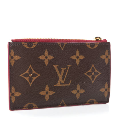 Louis Vuitton Monogram Zipped Card Holder Fuchsia 3 of 8