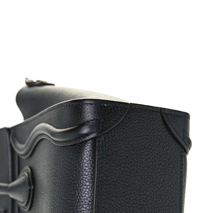 Celine Drummed Calfskin Nano Luggage Black 13 of 16
