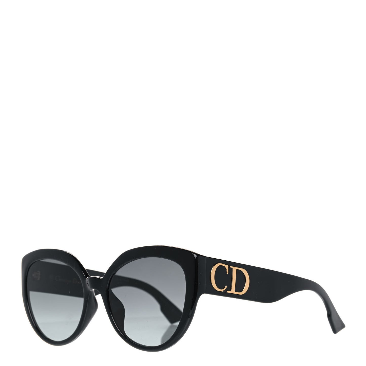 Acetate DDior Cat Eye Sunglasses Black