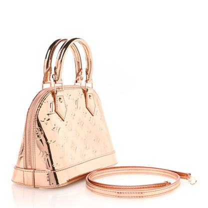 Louis Vuitton Monogram Miroir Alma BB Copper 3 of 10