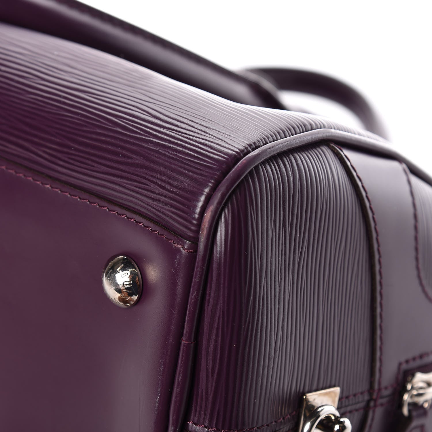 Louis Vuitton Epi Bowling Montaigne GM Cassis 12 of 13