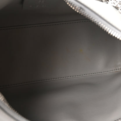 Givenchy Smooth Calfskin Small Moon Cut Out Shoulder Bag Grey 9 of 19