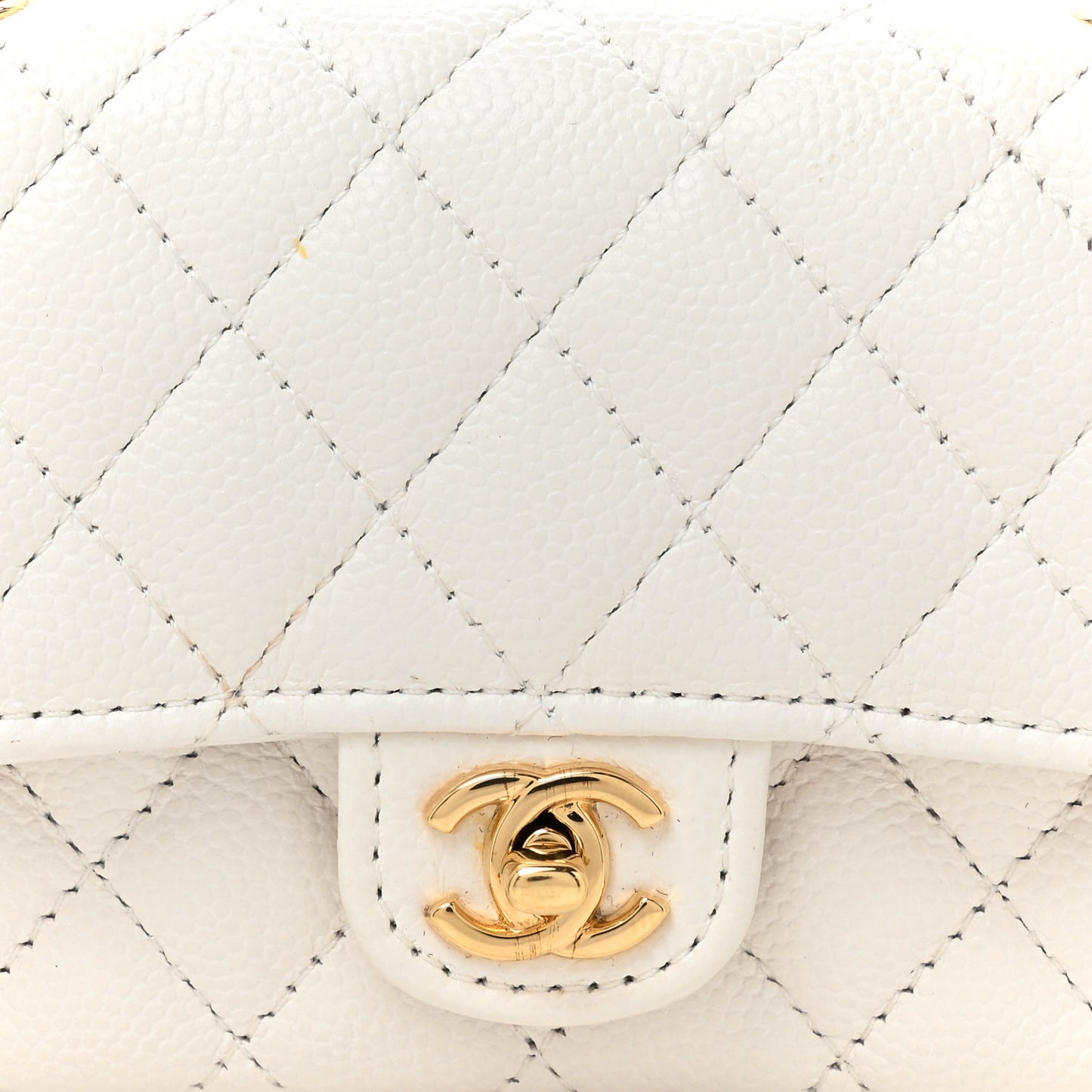 Lambskin Calfskin Tweed Success Story Set of 4 Minis Bags White