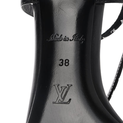 Louis Vuitton Citizen Thong Sandal 38 Black 6 of 7