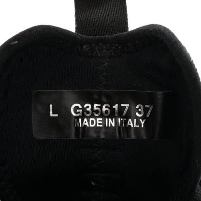 Chanel Velvet Calfskin Mixed Fibers CC Sneakers 37 Black 9 of 23